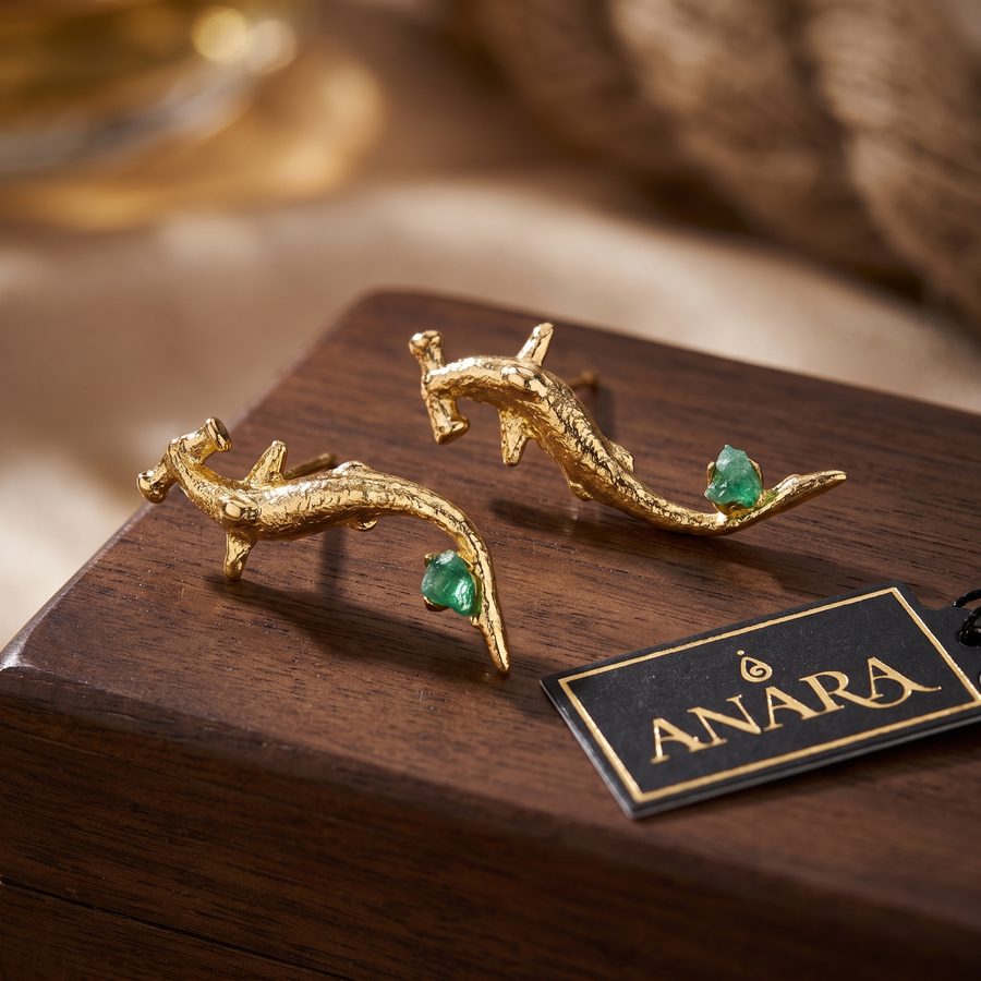 Aretes Guardián del Mar, forma de tiburón